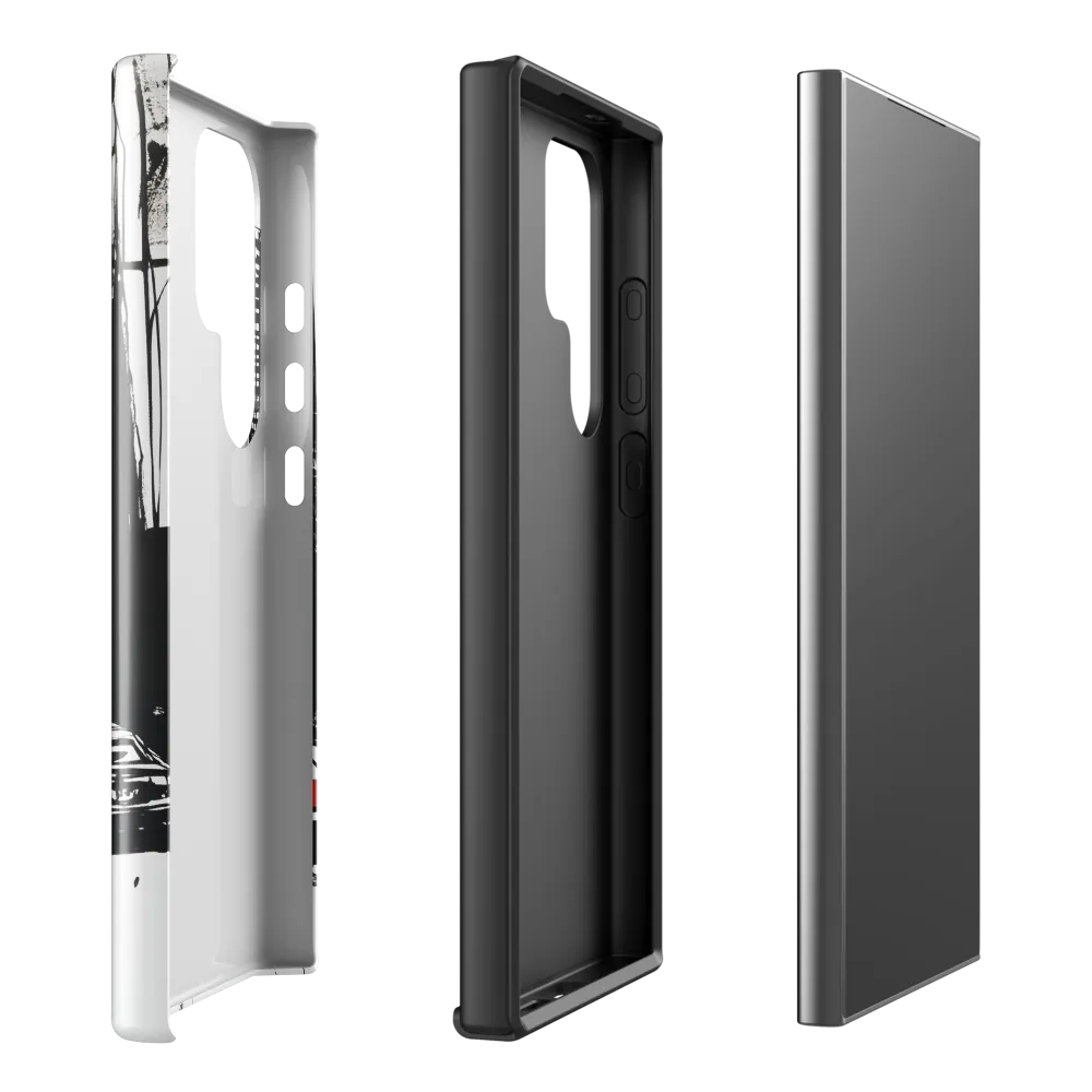 Urban Pulse: A Monochromatic Journey | Phone Case |  S24 Ultra | Tough Case | Glossy