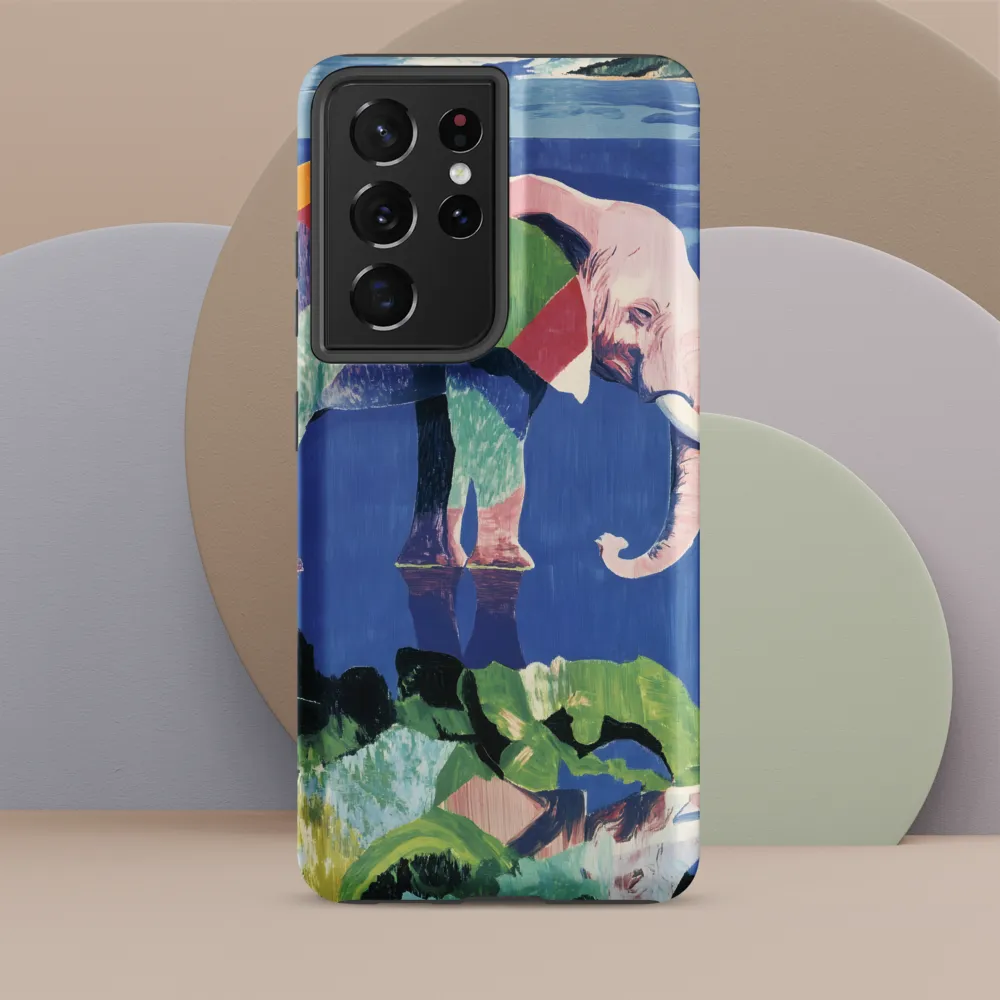 Serenity in Color: The Elephants of Reflection
