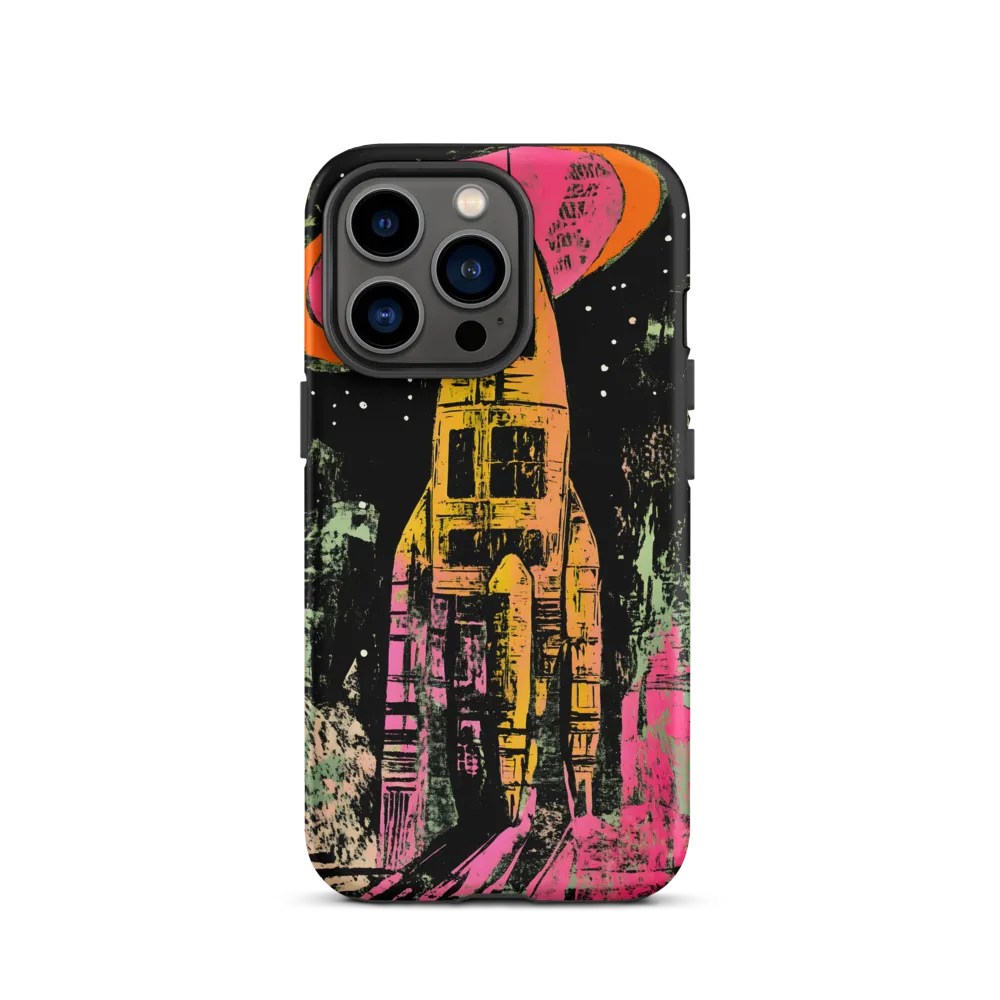Cosmic Voyage: A Surreal Rocket Adventure