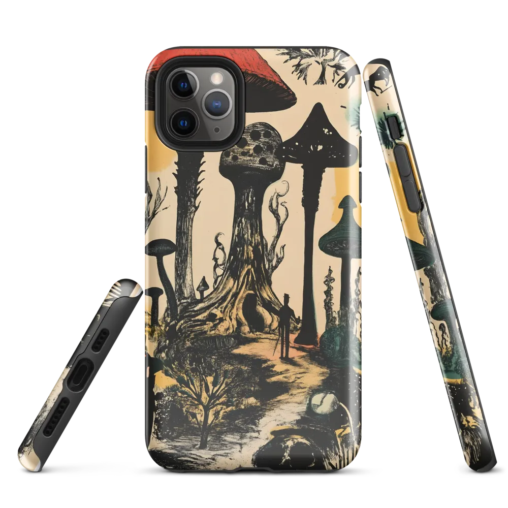 Whimsical Mycelium Realm | Phone Case |  11 Pro Max | Tough Case | Glossy