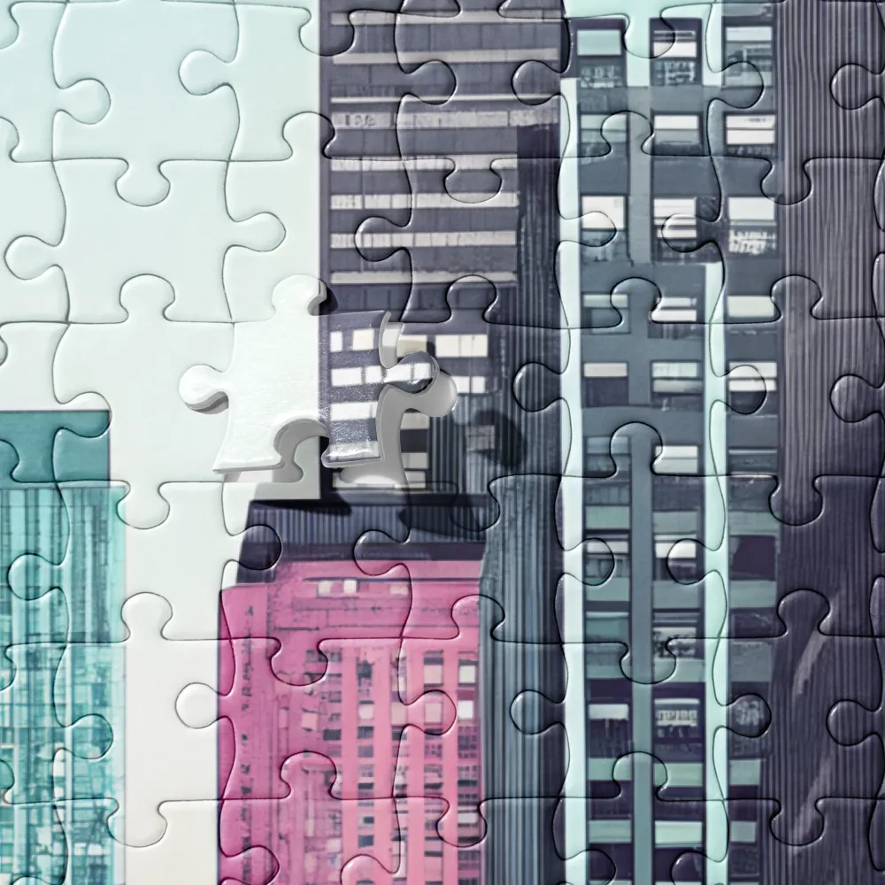 Urban Vibes: A Modern Cityscape | Jigsaw Puzzle | 252 pieces