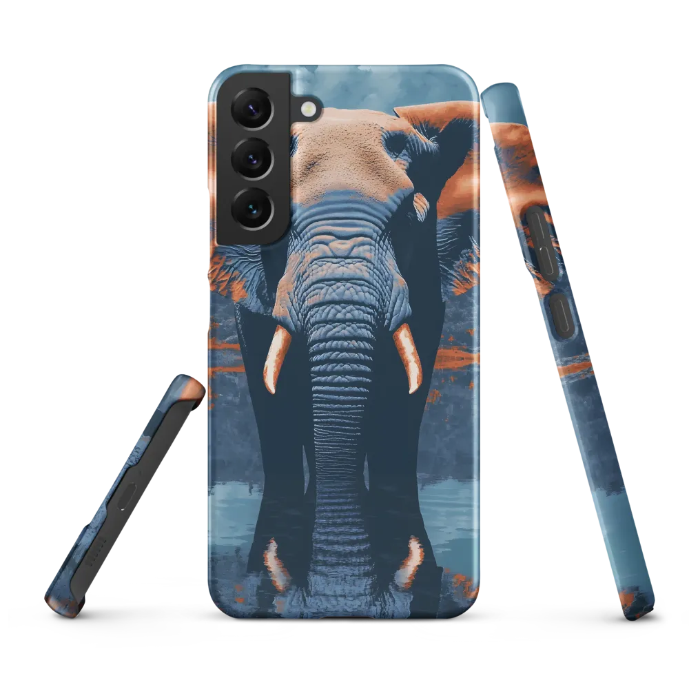 Majestic Reflection: The Elephant's Serenade