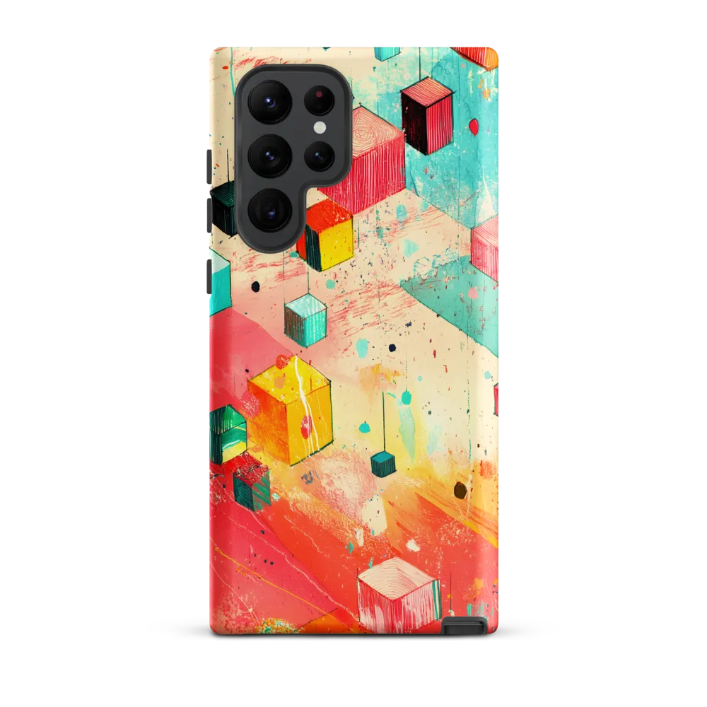 Suspended Cubes in Colorful Abstraction