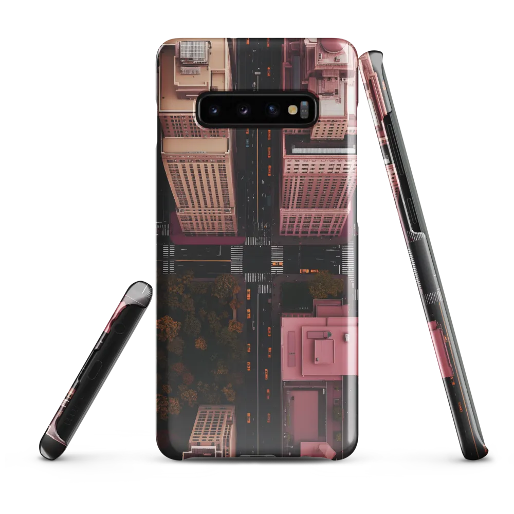 Urban Symphony: Aerial Perspectives | Phone Case |  S10 Plus | Snap Case | Glossy