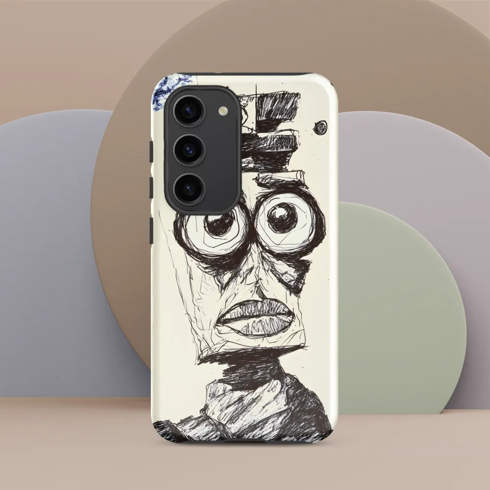 Abstract Surrealist Figure in Cubism