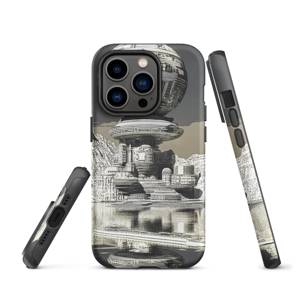 Reflections of a Futuristic Dreamscape | Phone Case |  14 Pro | Tough Case | Matte