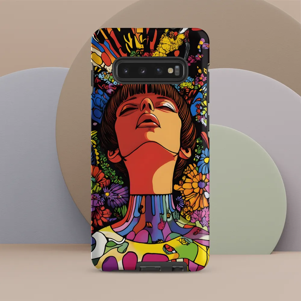 Vibrant Ecstasy: A Psychedelic Portrait