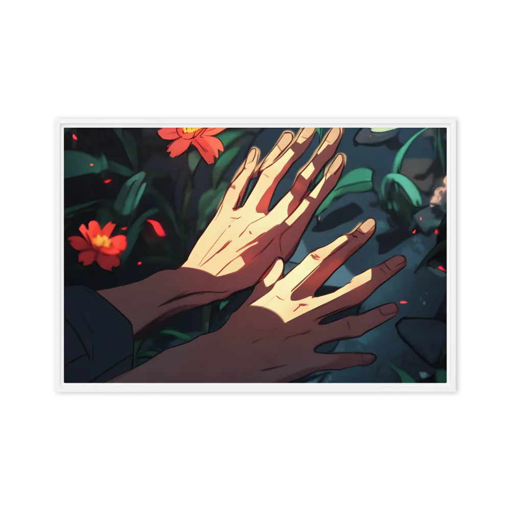 Whispers of Nature | Canvas with White Frame | 24″×36″