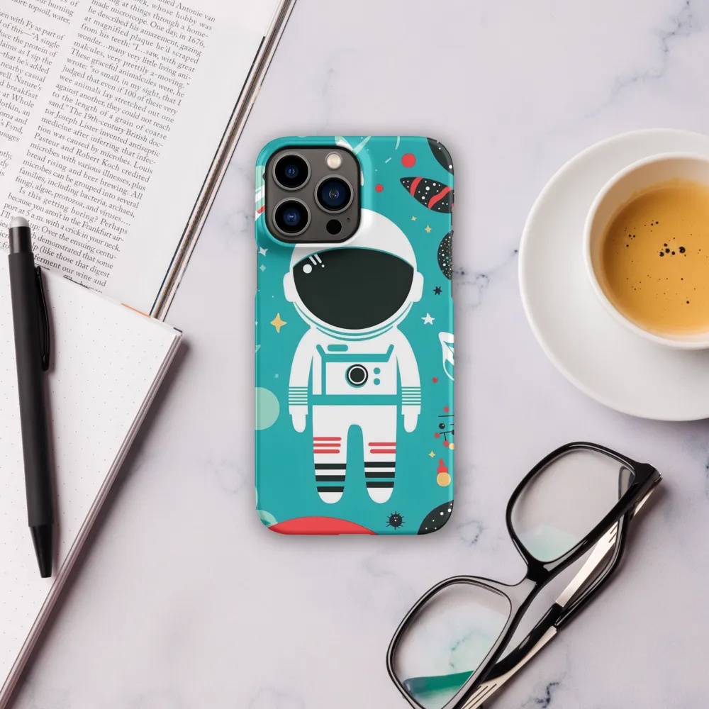 Whimsical Astronaut in Cosmic Wonderland