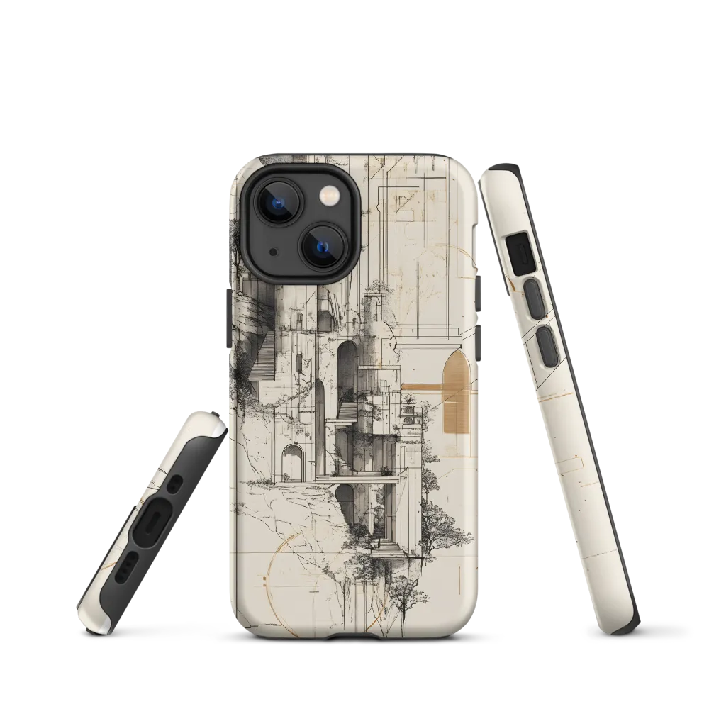 Ethereal Architectures | Phone Case |  13 mini | Tough Case | Matte