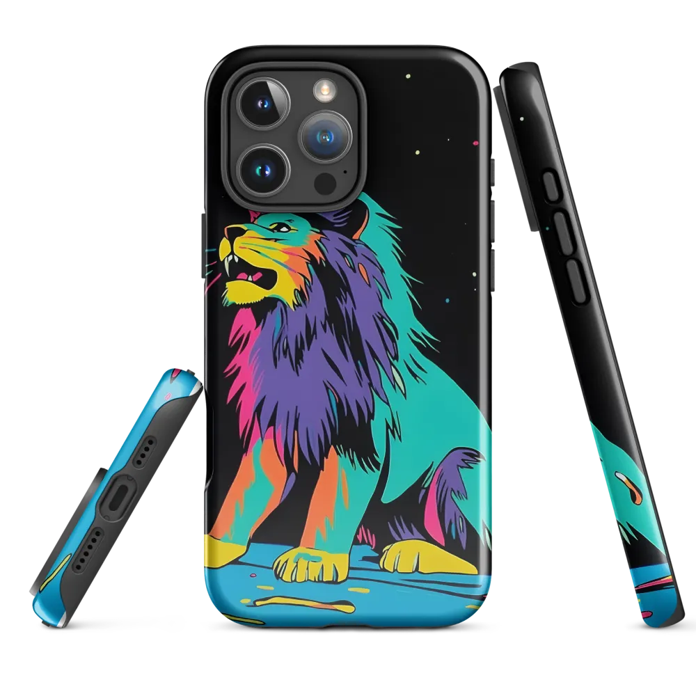 Roaring Colors: The Neon Lion