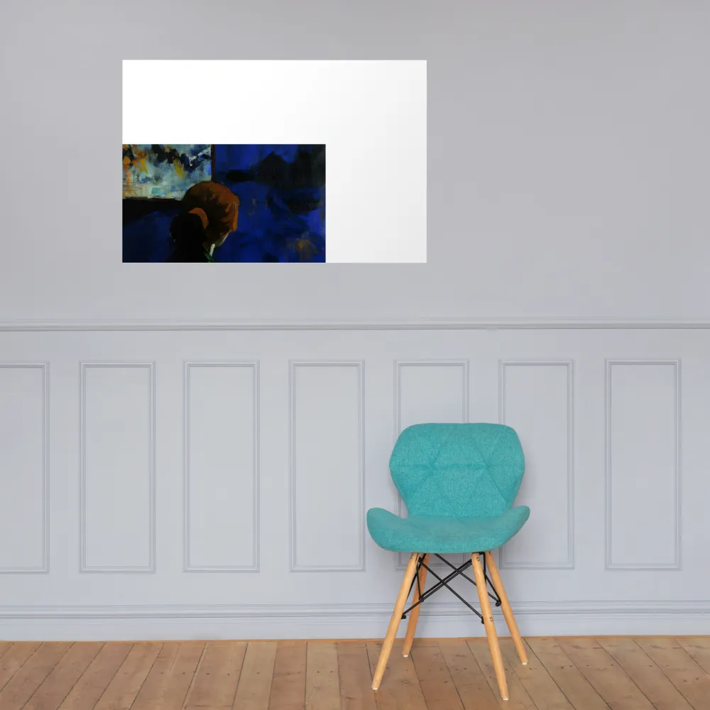 Contemplation Under the Night Sky | Poster | 24″×36″