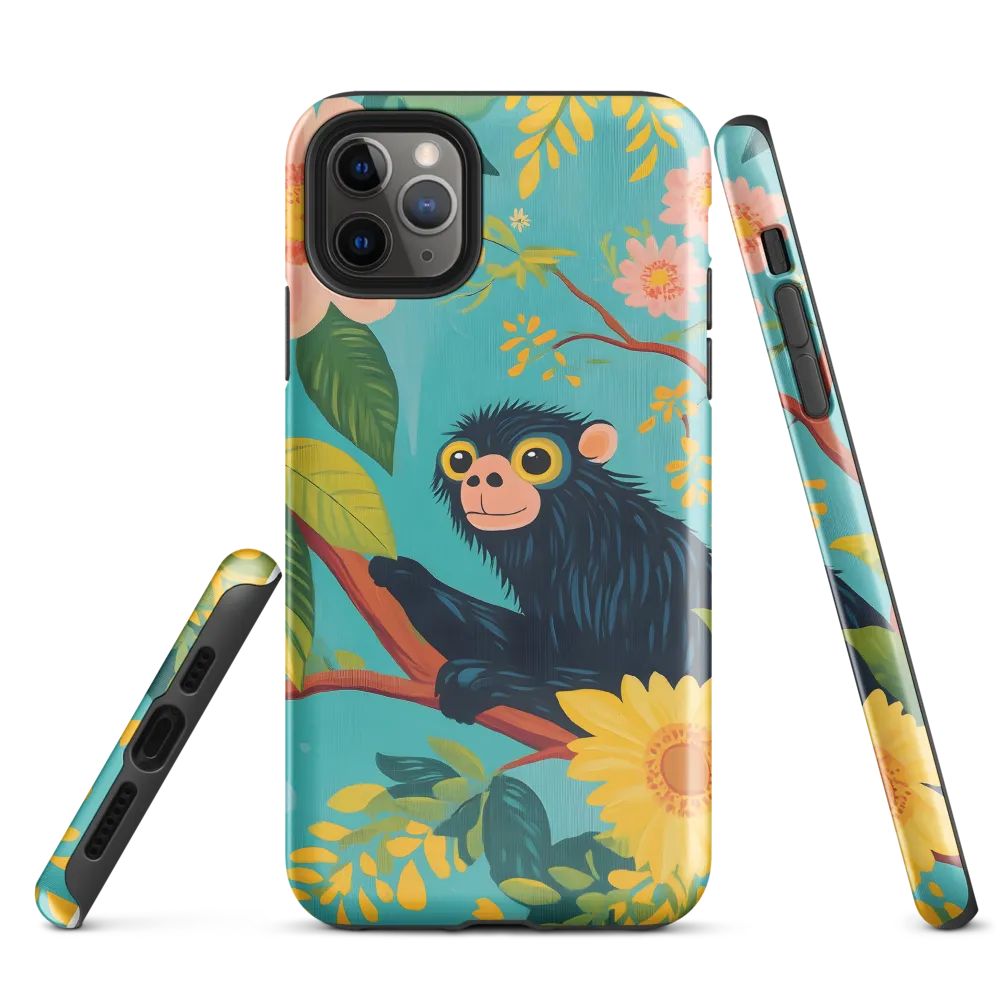 Joyful Encounter in a Floral Paradise | Phone Case |  11 Pro Max | Tough Case | Glossy