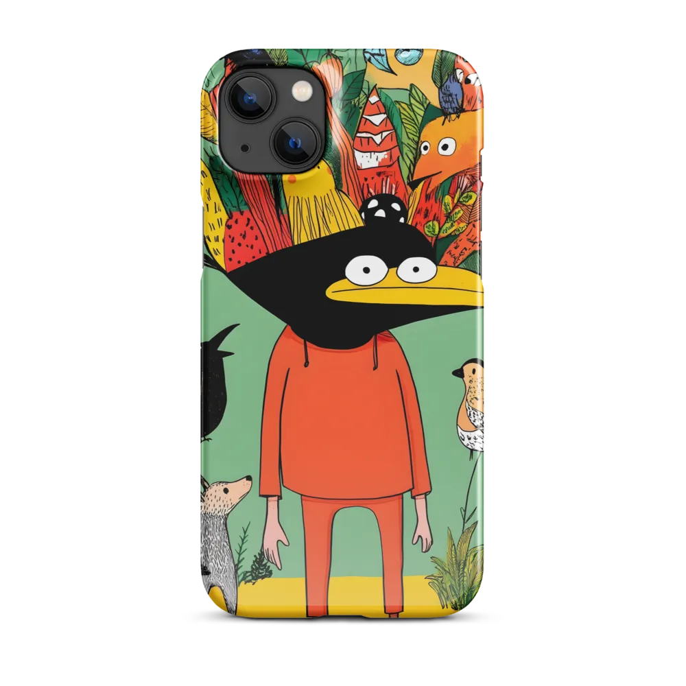Whimsical Encounter in a Colorful Jungle