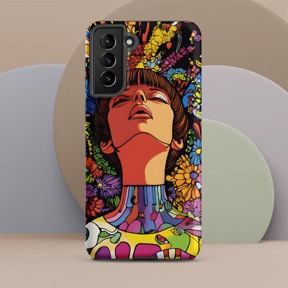 Vibrant Ecstasy: A Psychedelic Portrait
