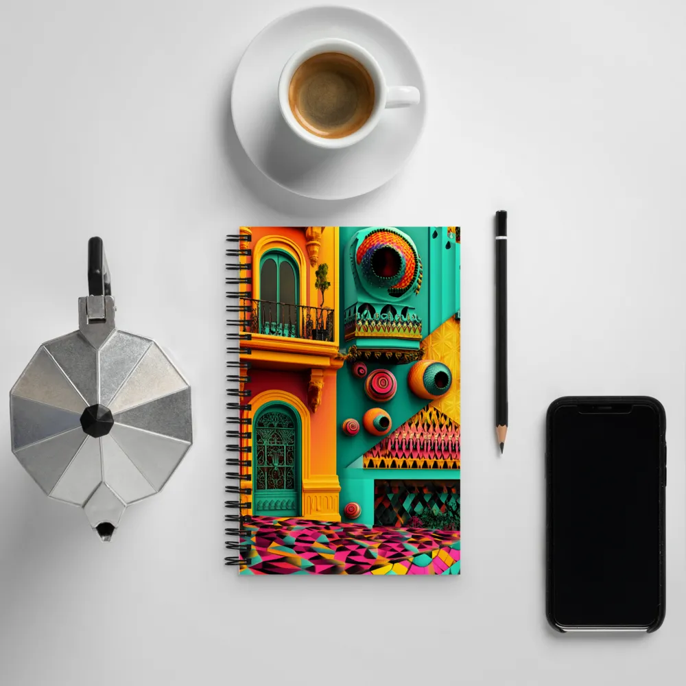 Architectural Dreams in Color | Spiral Notebook