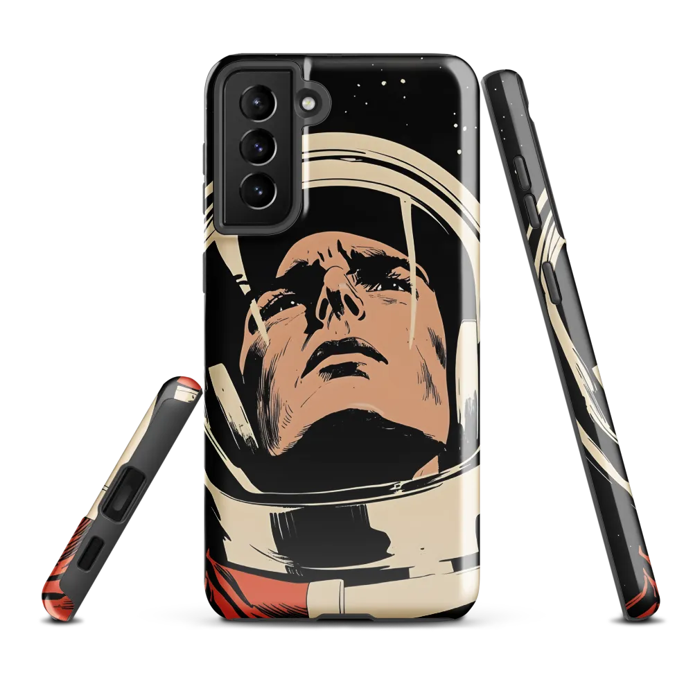 Gaze of the Astronaut | Phone Case |  S21 Plus | Tough Case | Glossy
