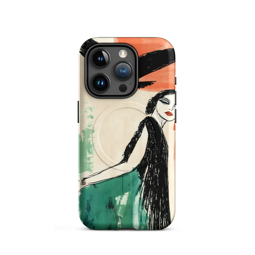 Elegance in Flight | Phone Case |  15 Pro | MagSafe® Tough Case | Matte
