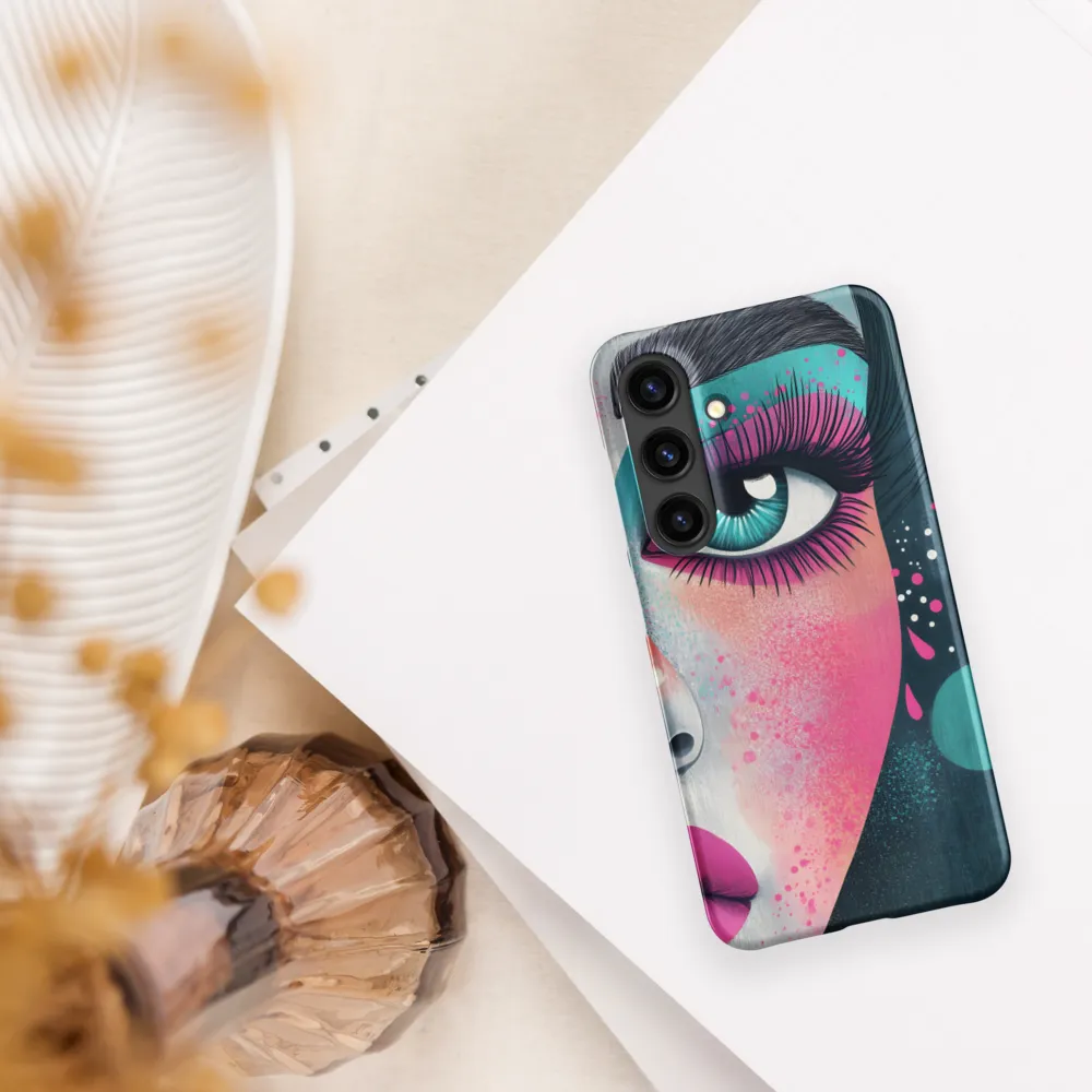 Vibrant Gaze | Phone Case |  S24 | Snap Case | Matte