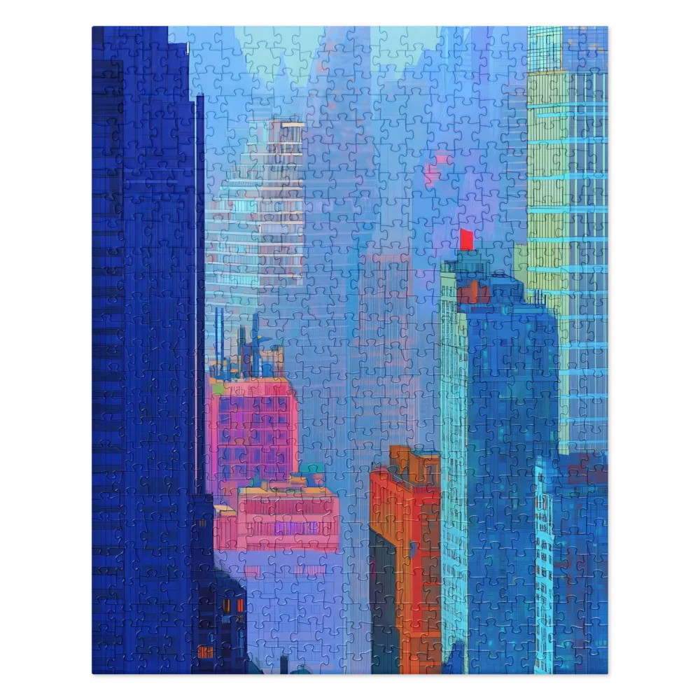 Urban Dreamscape: A Futuristic City | Jigsaw Puzzle | 520 pieces