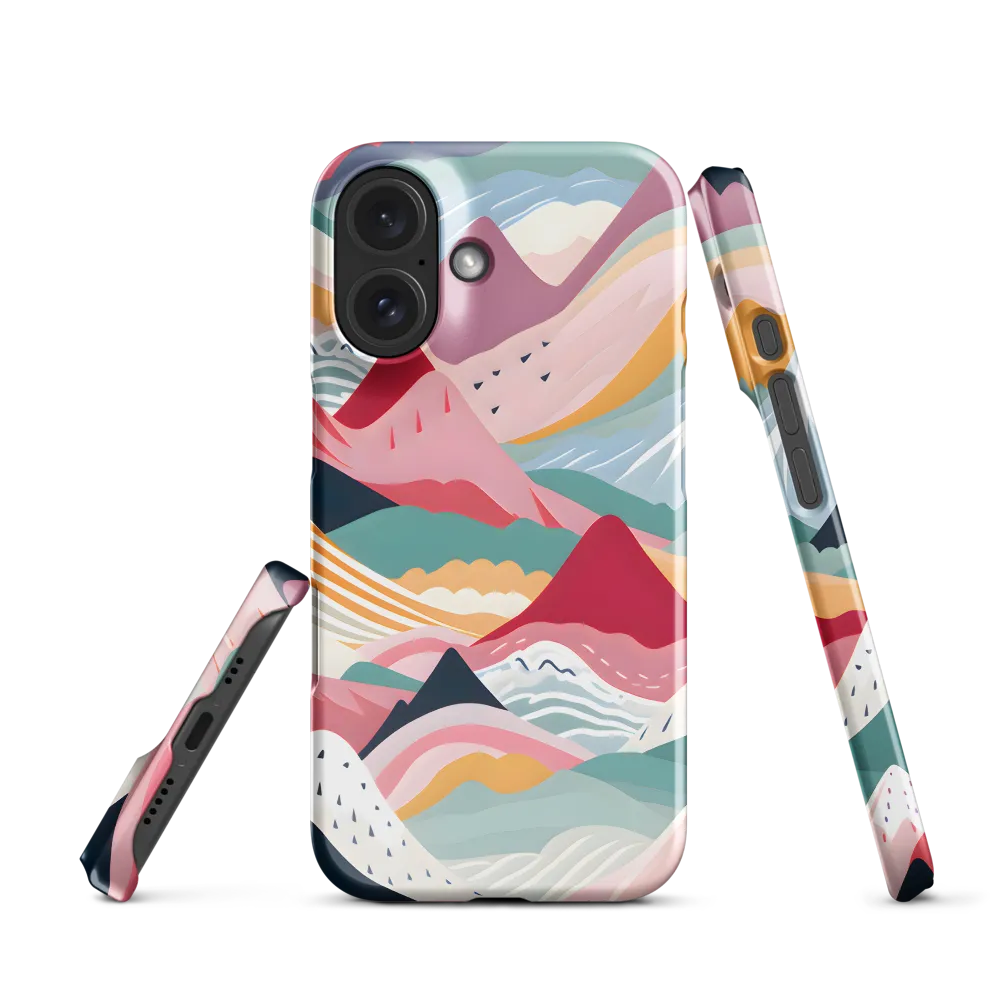 Harmonious Mountain Waves | Phone Case |  16 | Snap Case | Glossy