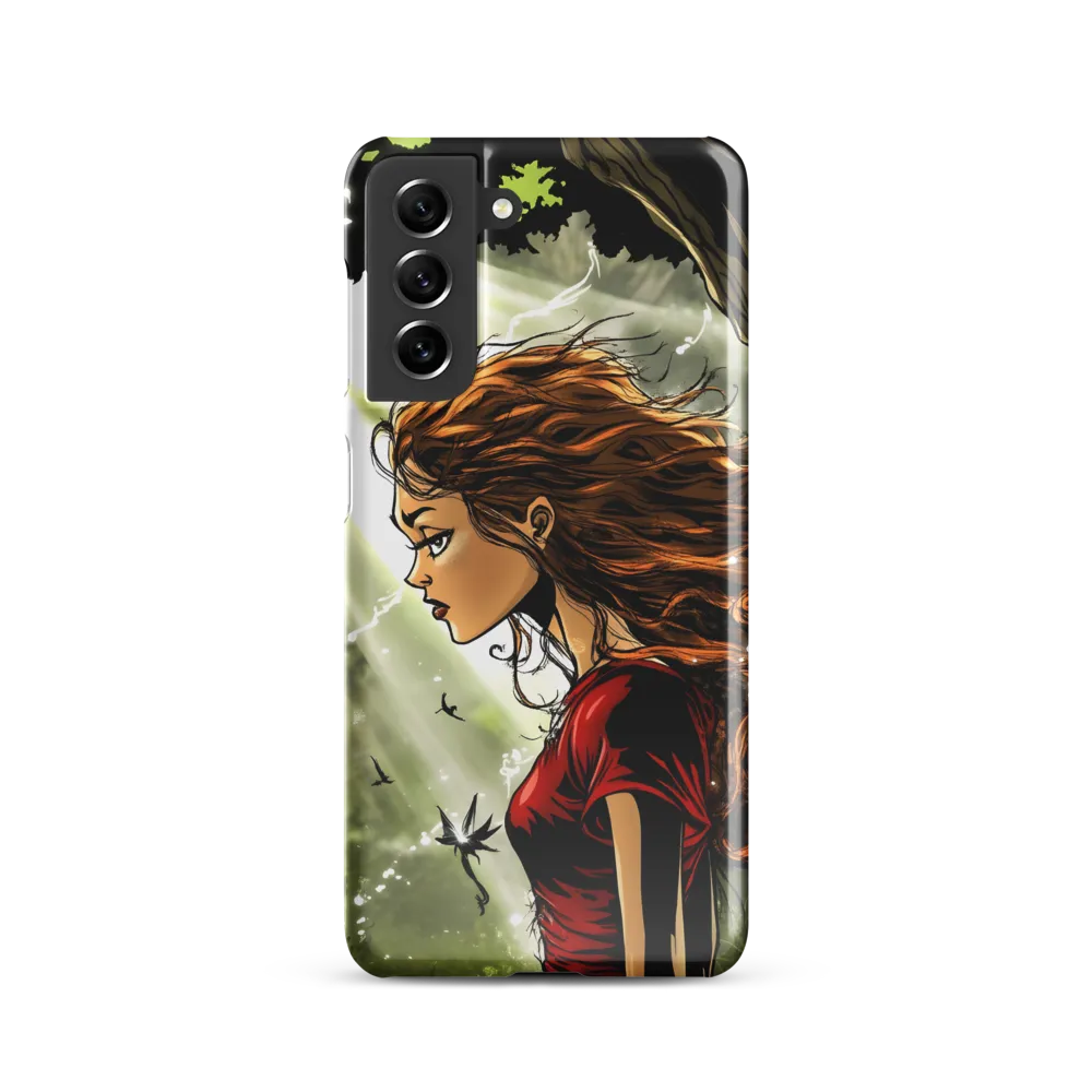 Whispers of Enchantment | Phone Case |  S21 | Snap Case | Glossy