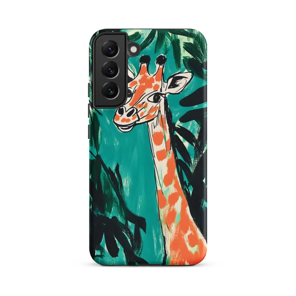 Curious Giraffe in Lush Greenery | Phone Case |  S22 Plus | Tough Case | Matte