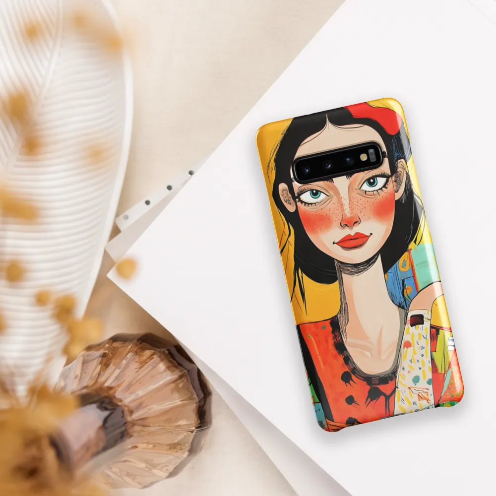 Playful Elegance | Phone Case |  S10 Plus | Snap Case | Glossy