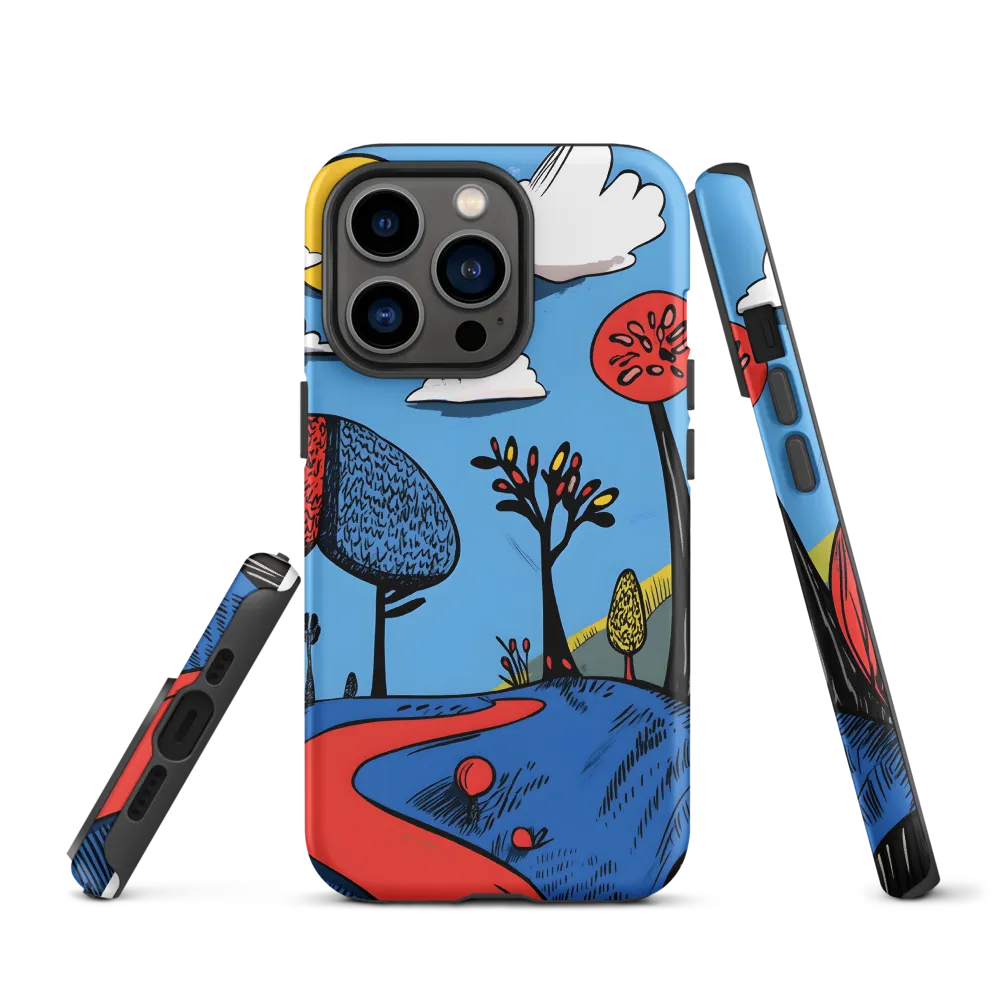 A Playful Journey Through Whimsical Woods | Phone Case |  13 Pro | Tough Case | Matte