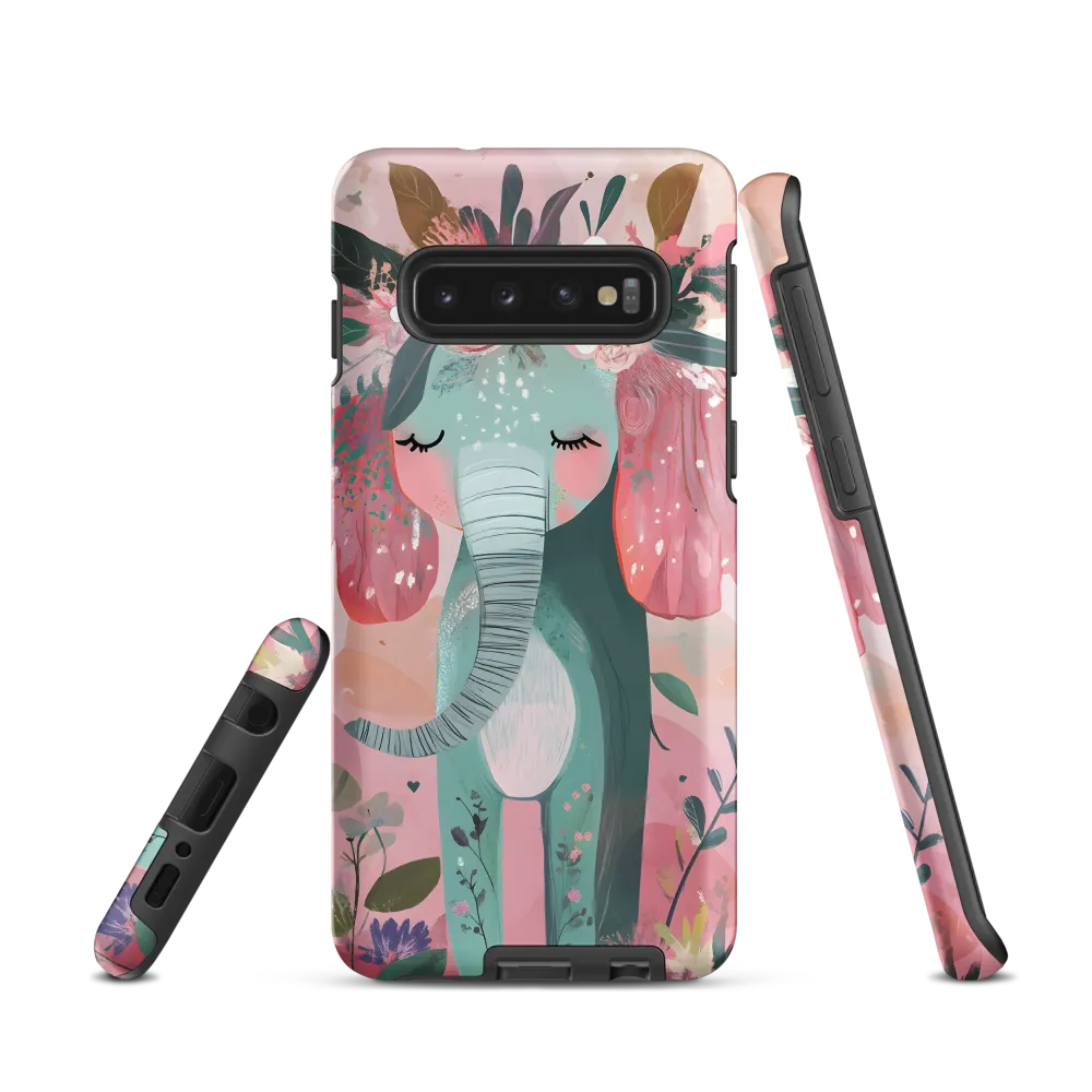Whimsical Elephant in Bloom