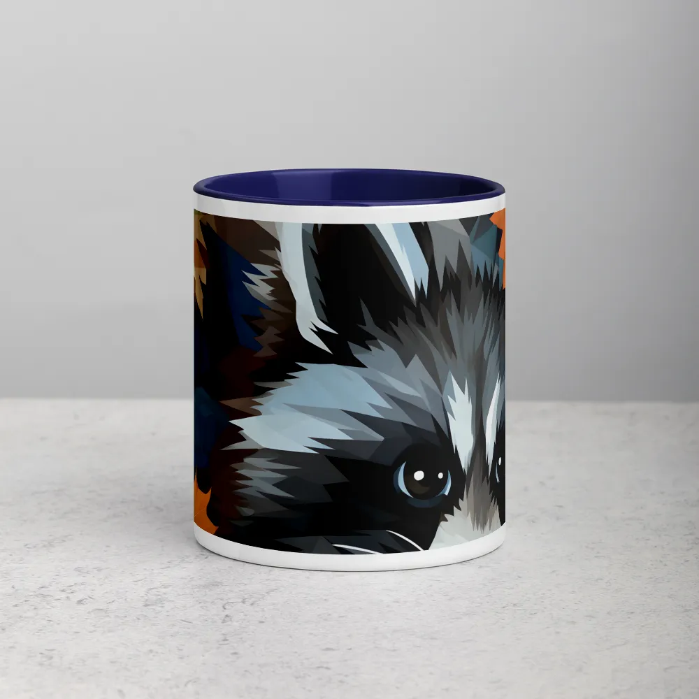 Whispers of Autumn: The Raccoon's Gaze
