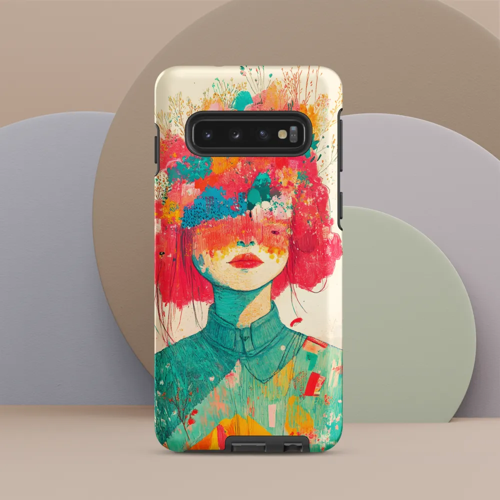 Whimsical Floral Portrait