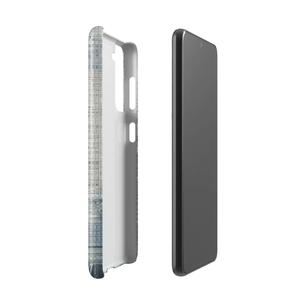 Urban Serenity: A Modern Cityscape | Phone Case |  S21 | Snap Case | Matte