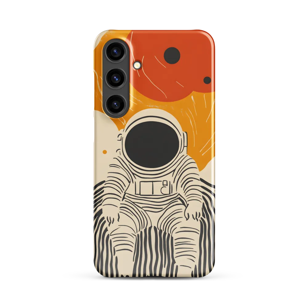 Astronaut in Cosmic Thoughts | Phone Case |  S24 Plus | Snap Case | Glossy