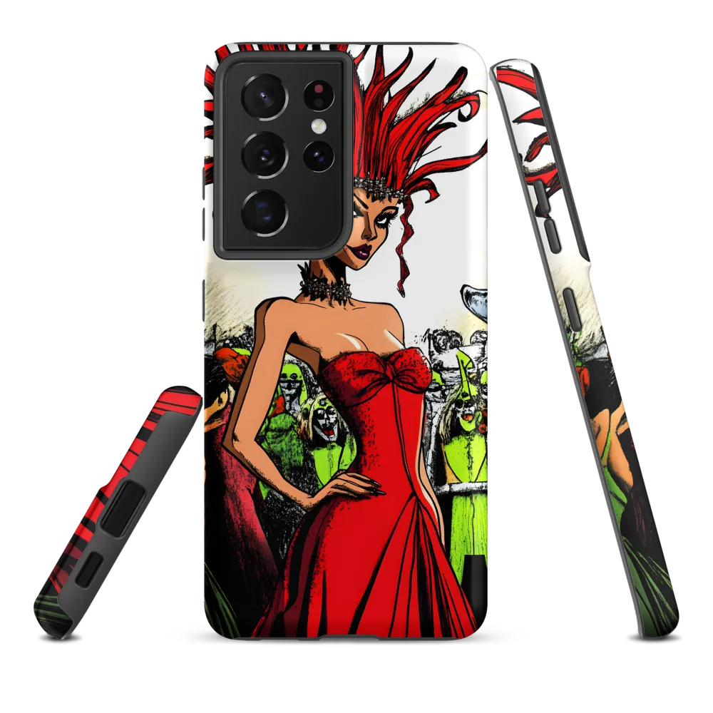 Fiery Elegance: A Fashion Statement