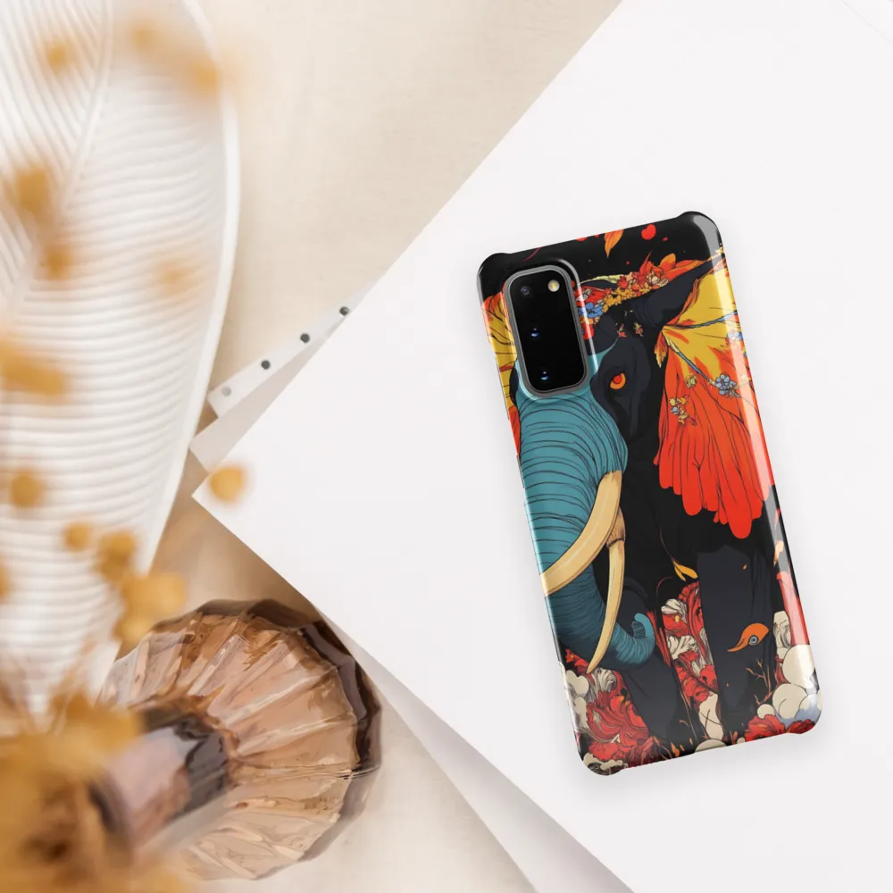 Majesty of the Floral Elephant | Phone Case |  S20 | Snap Case | Glossy