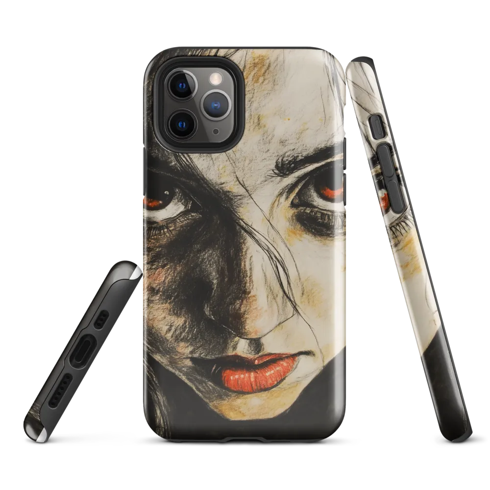Gaze of Intensity | Phone Case |  11 Pro | Tough Case | Glossy