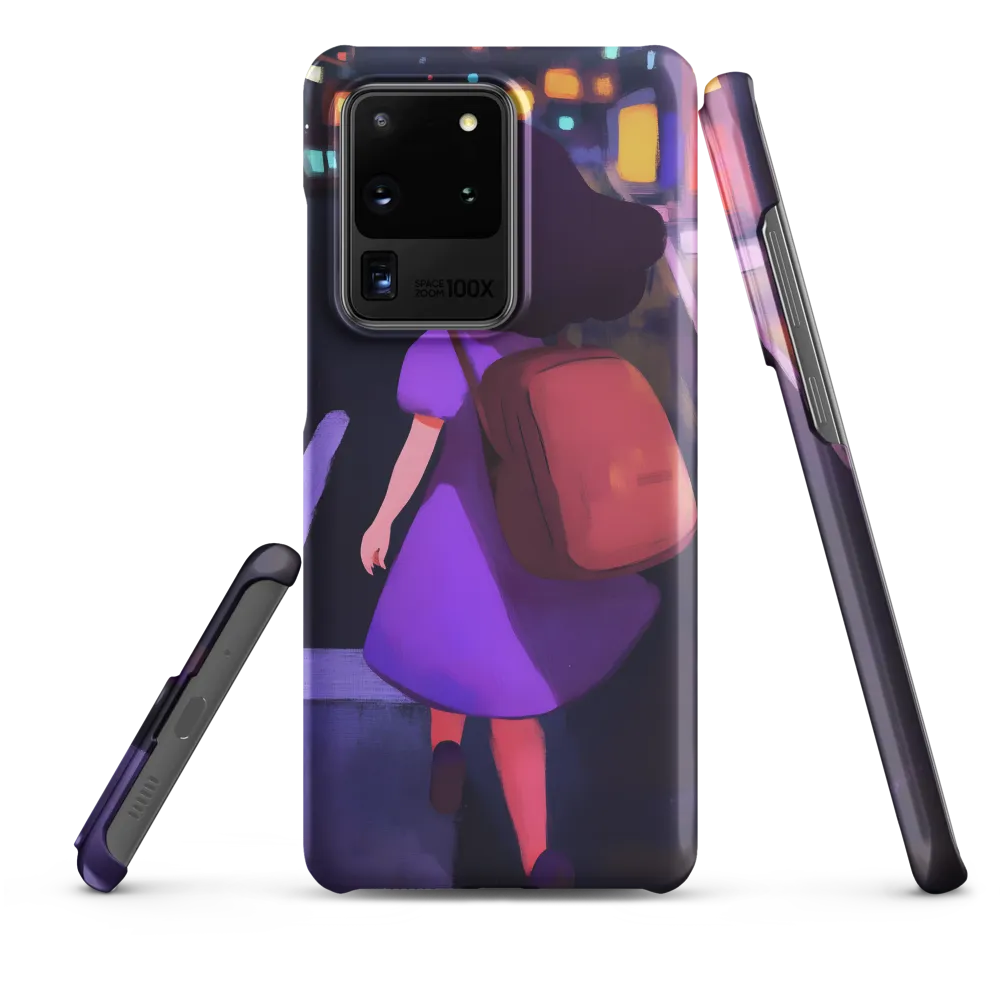 Wandering Through Neon Dreams | Phone Case |  S20 Ultra | Snap Case | Matte