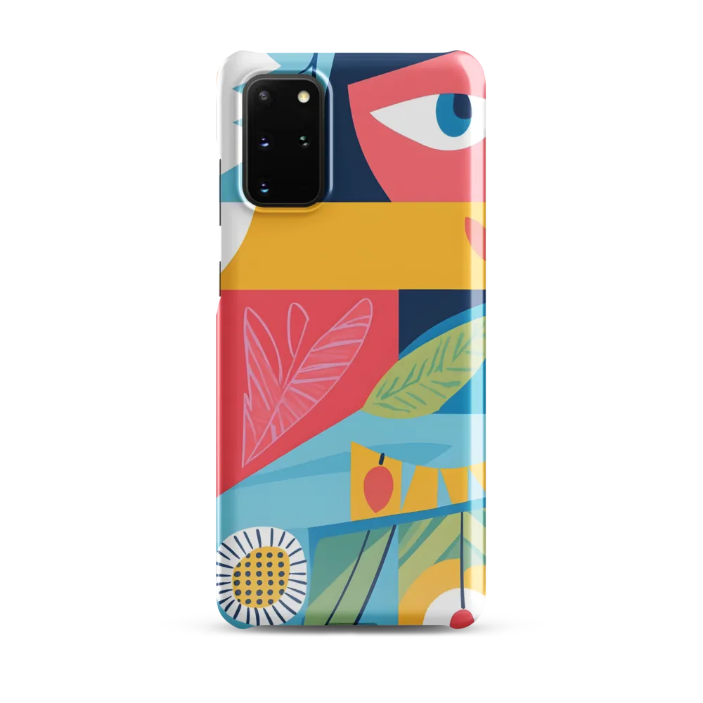 Vibrant Geometric Visage