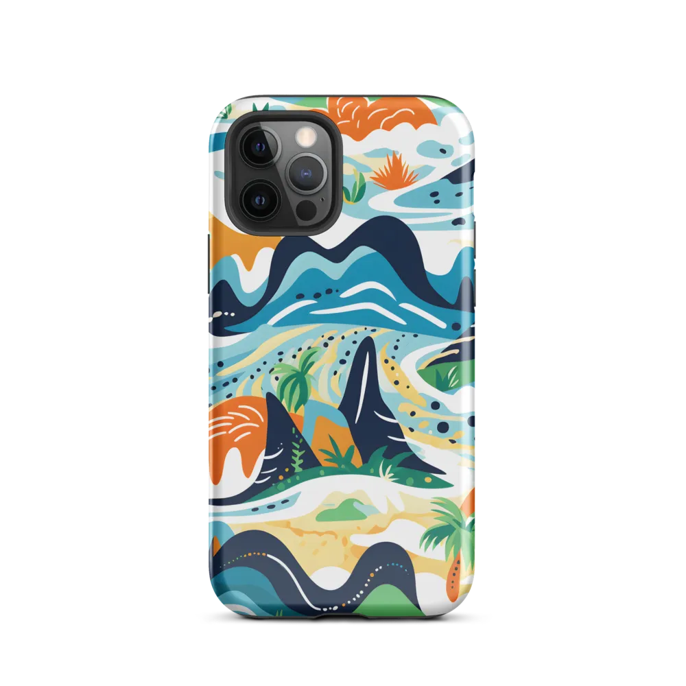 Abstract Tropical Landscape