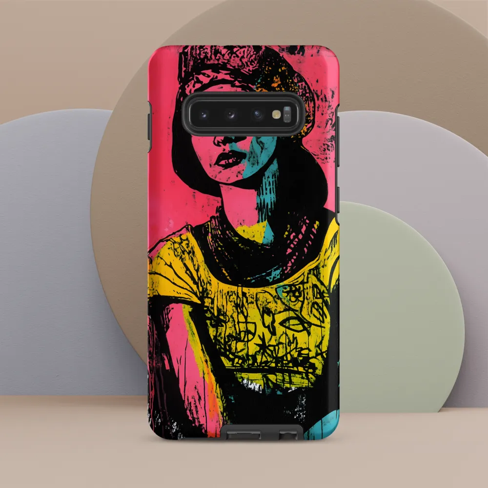 Urban Elegance: A Graffiti Portrait