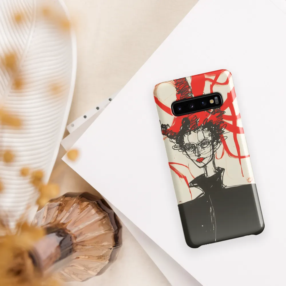 Dramatic Elegance in Red and Black