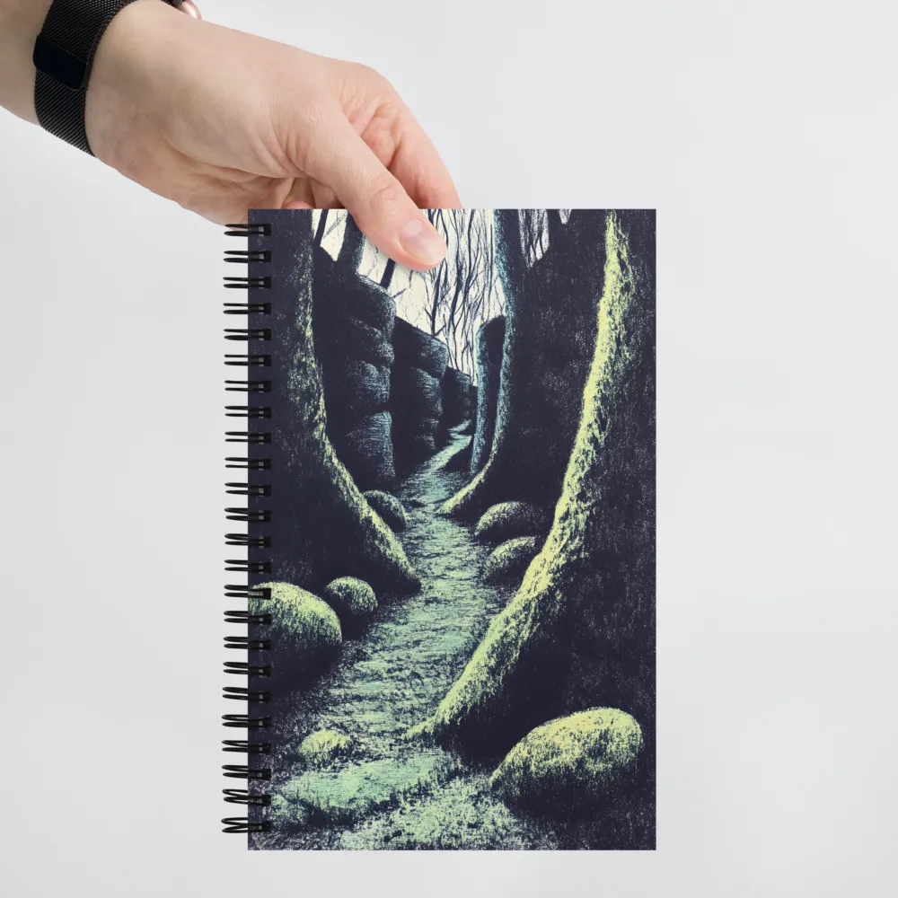 Whispers of the Tranquil Pathway | Spiral Notebook