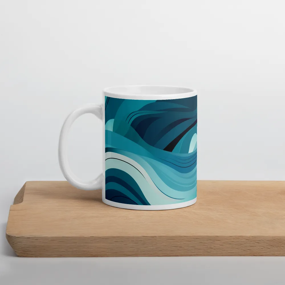 Ebb and Flow | Mug with White inside | 11 oz