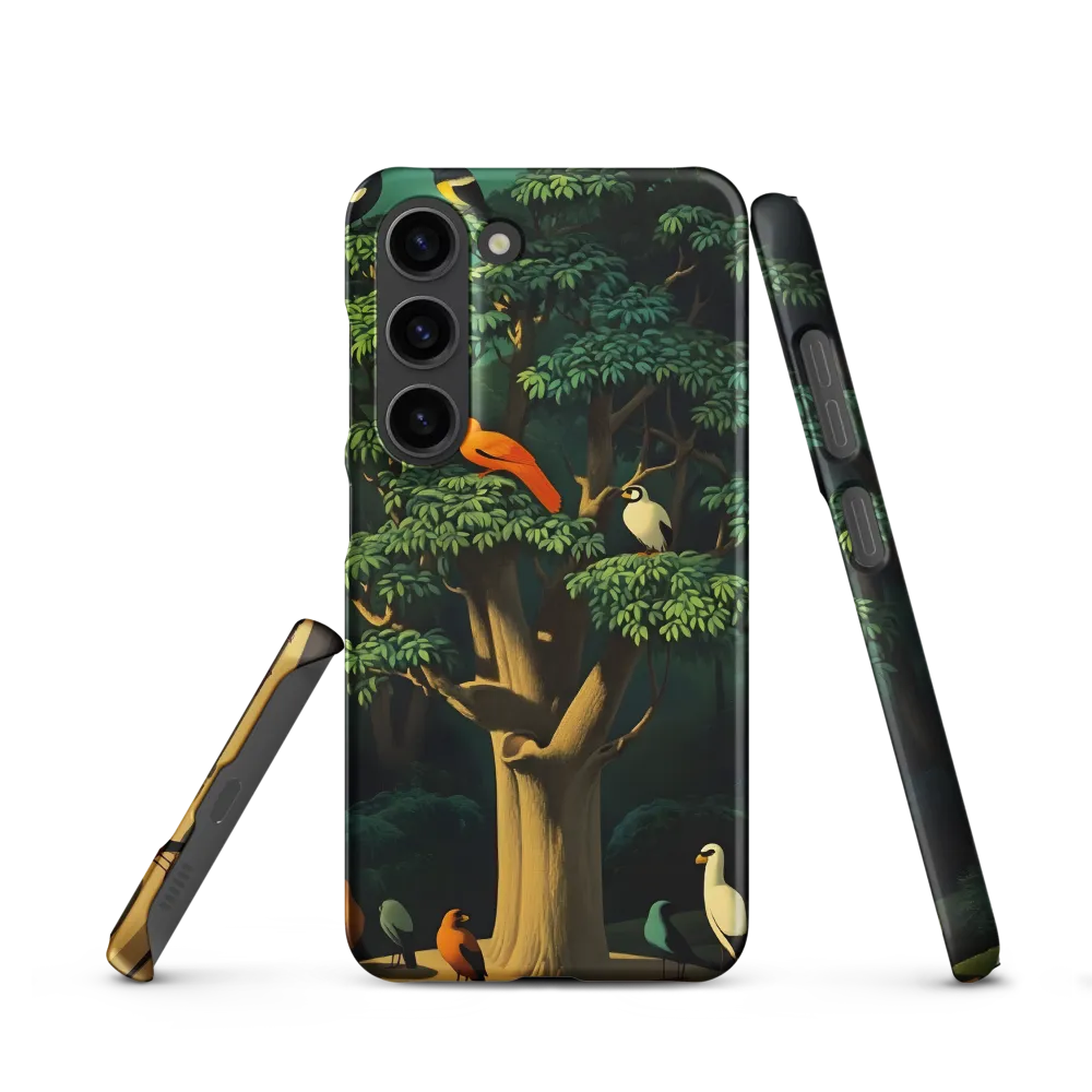 Harmony in Color: A Surreal Bird Symphony