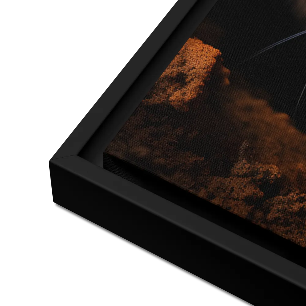 Emerging Curiosity | Canvas with Black Frame | 24″×36″