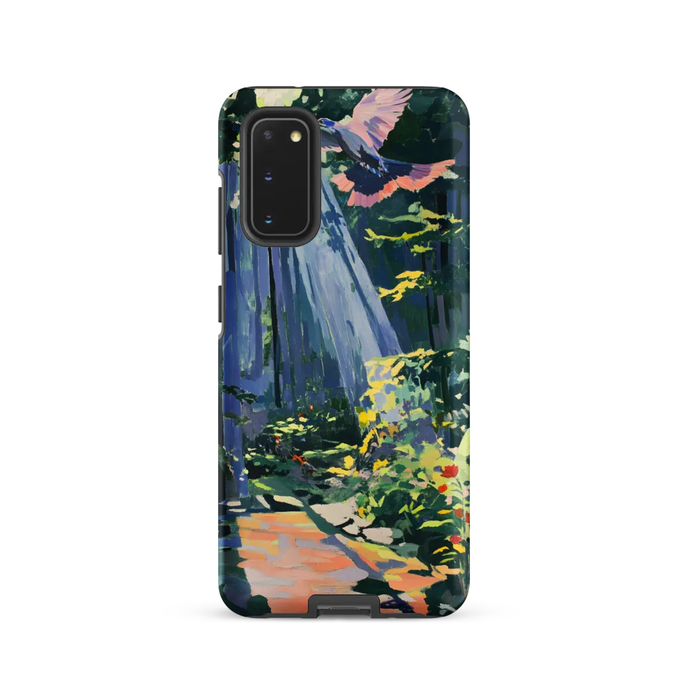 Flight of Light: A Serene Forest | Phone Case |  S20 | Tough Case | Matte