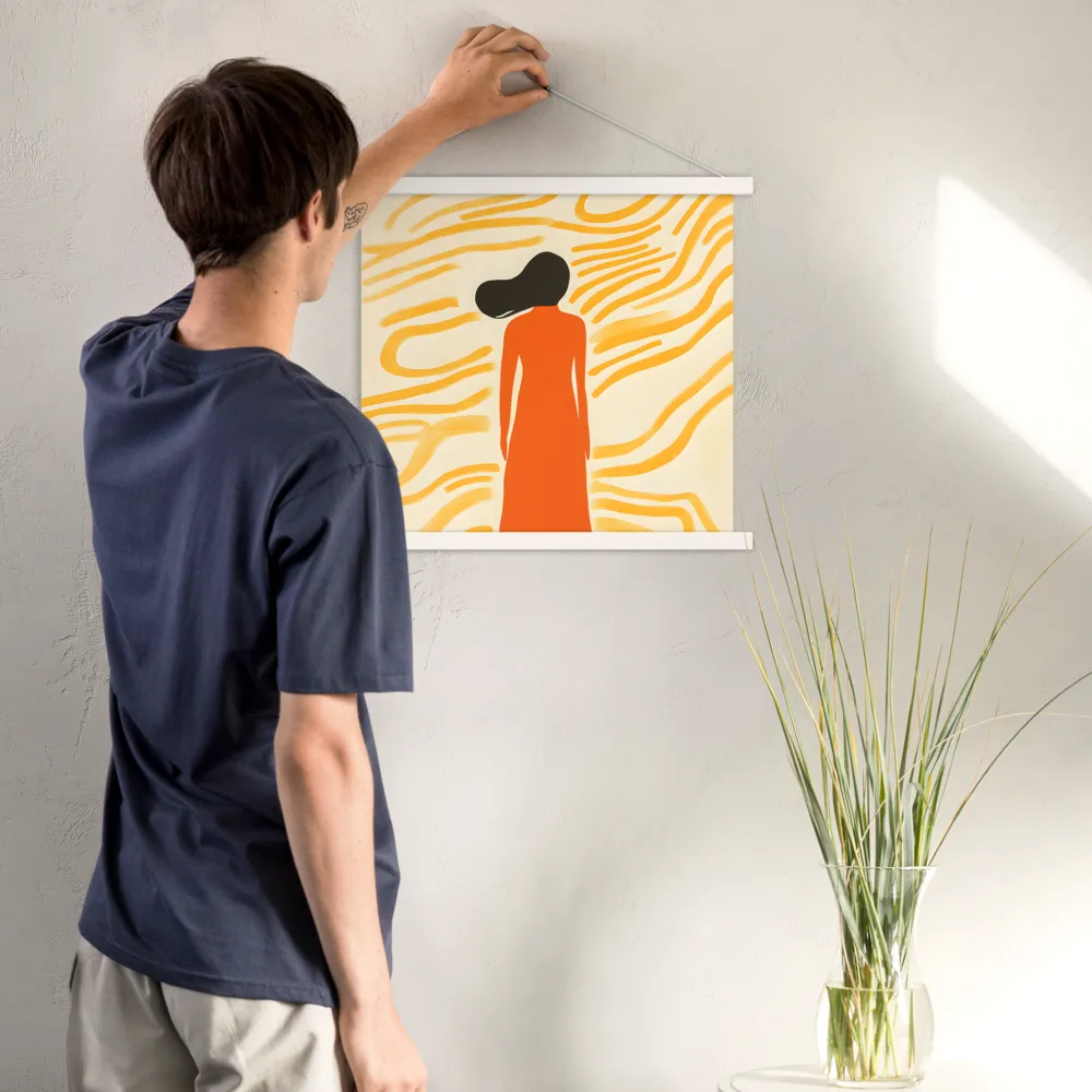 Connection to Serenity | Poster With White Wood Hanger | 18″×18″