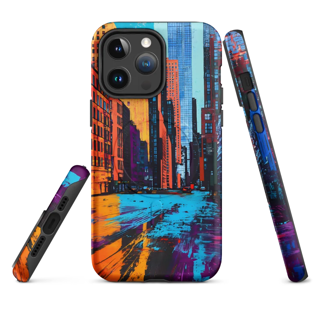 Vibrant Urban Horizons | Phone Case |  14 Pro Max | MagSafe® Tough Case | Matte