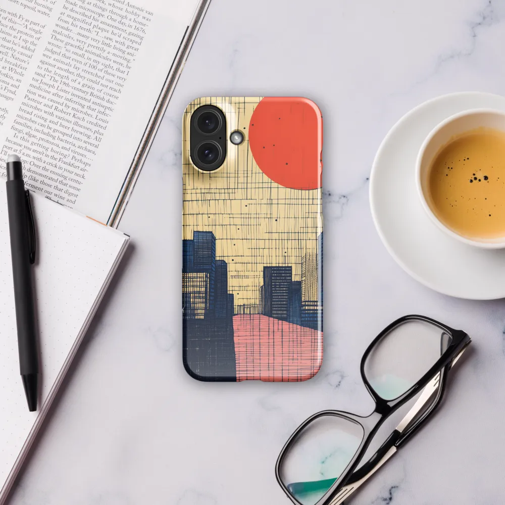Urban Echoes: A Minimalist Cityscape